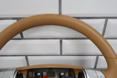 05-09 Porsche 911 997 Leather Steering Wheel (Sand Beige TD) OEM (Auto Trans)