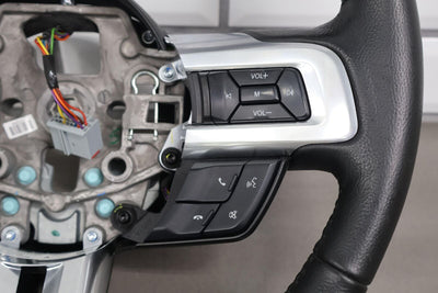 15-17 Ford Mustang GT Leather Steering Wheel (Ebony 41) Manual Trans Mild Wear