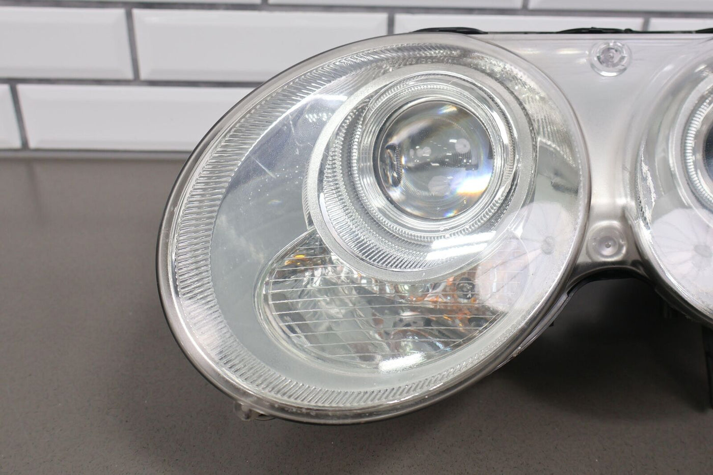 06-12 Bentley Flying Spur Left LH OEM Headlight Lamp (Tested) Hazy