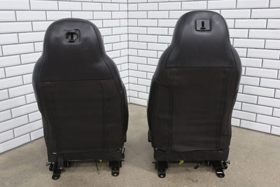 07-10 Chevy C6 Corvette Pair LH&RH Leather Bucket Seats (Titanium/Black) Tested