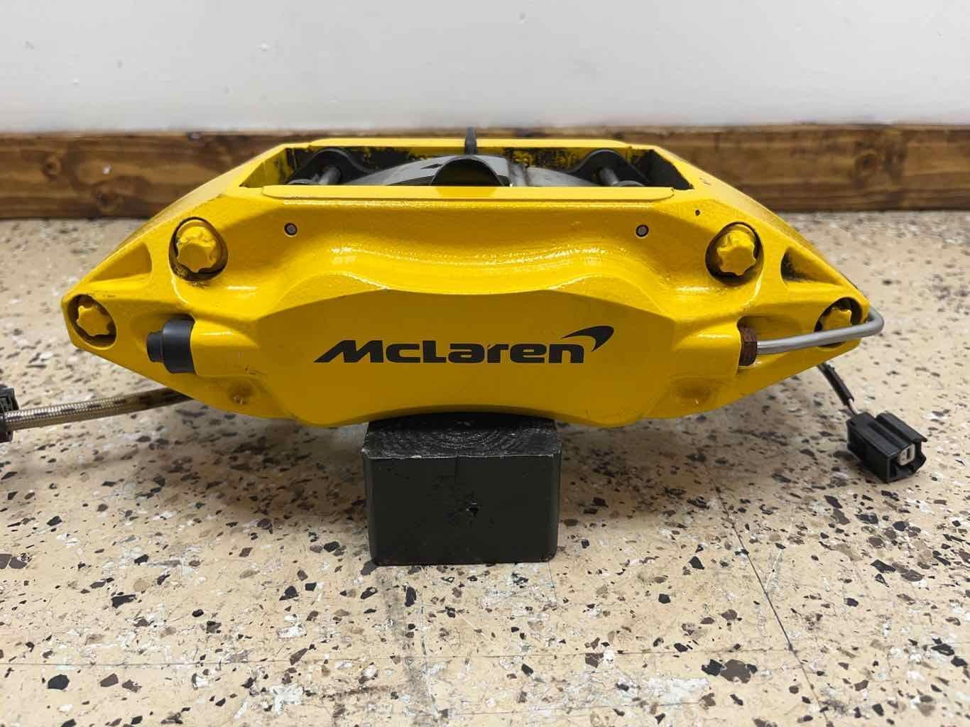 McLaren 570S Spider FRONT Left LH Driver Disc Brake Caliper (Yellow) 13CA037CP