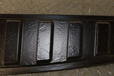 03-09 Hummer H2 Pair LH&RH Metal Upper TailLight Mouldings (Powdercoated Black)