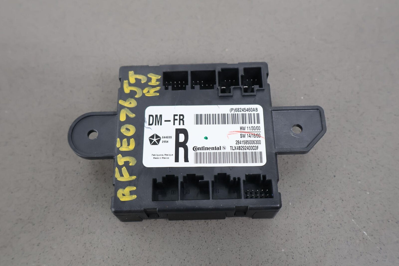 15-22 Jeep Grand Cherokee Front Right RH Door Control Module (68245460AB)
