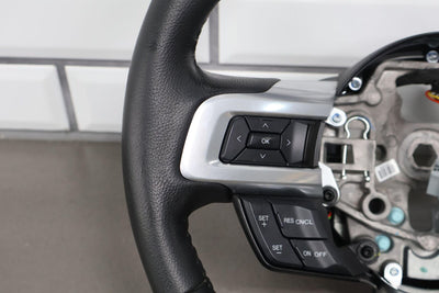 15-17 Ford Mustang GT Leather Steering Wheel (Ebony 41) Manual Trans Mild Wear