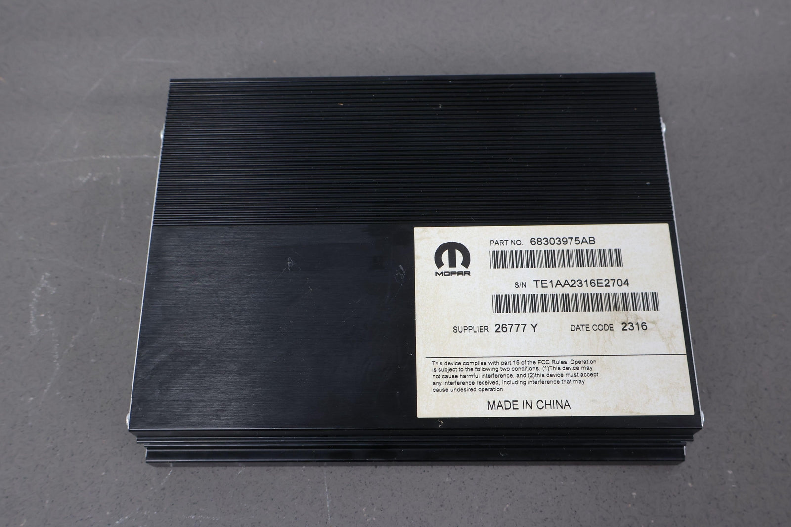 17-23 Dodge Challenger OEM 276 Watt Radio Amplifier Amp