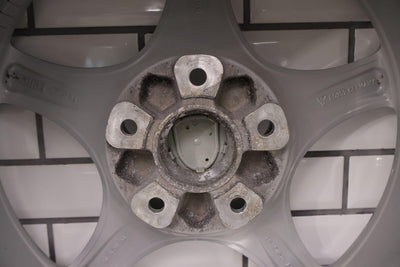 05-13 Porsche 911 Targa Rear 19x11 OEM 5 Spoke Wheel (Silver) Face Marks