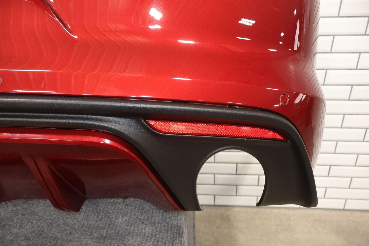 15-20 Ford Mustang GT Coupe Rear Bumper W/ Park Assist (Ruby Red Metallic RR)