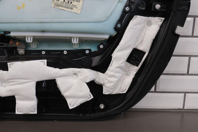 15-20 Ford Mustang GT Left Interior Door Trim Panel (Ebony 41/ Aluminum Trim)