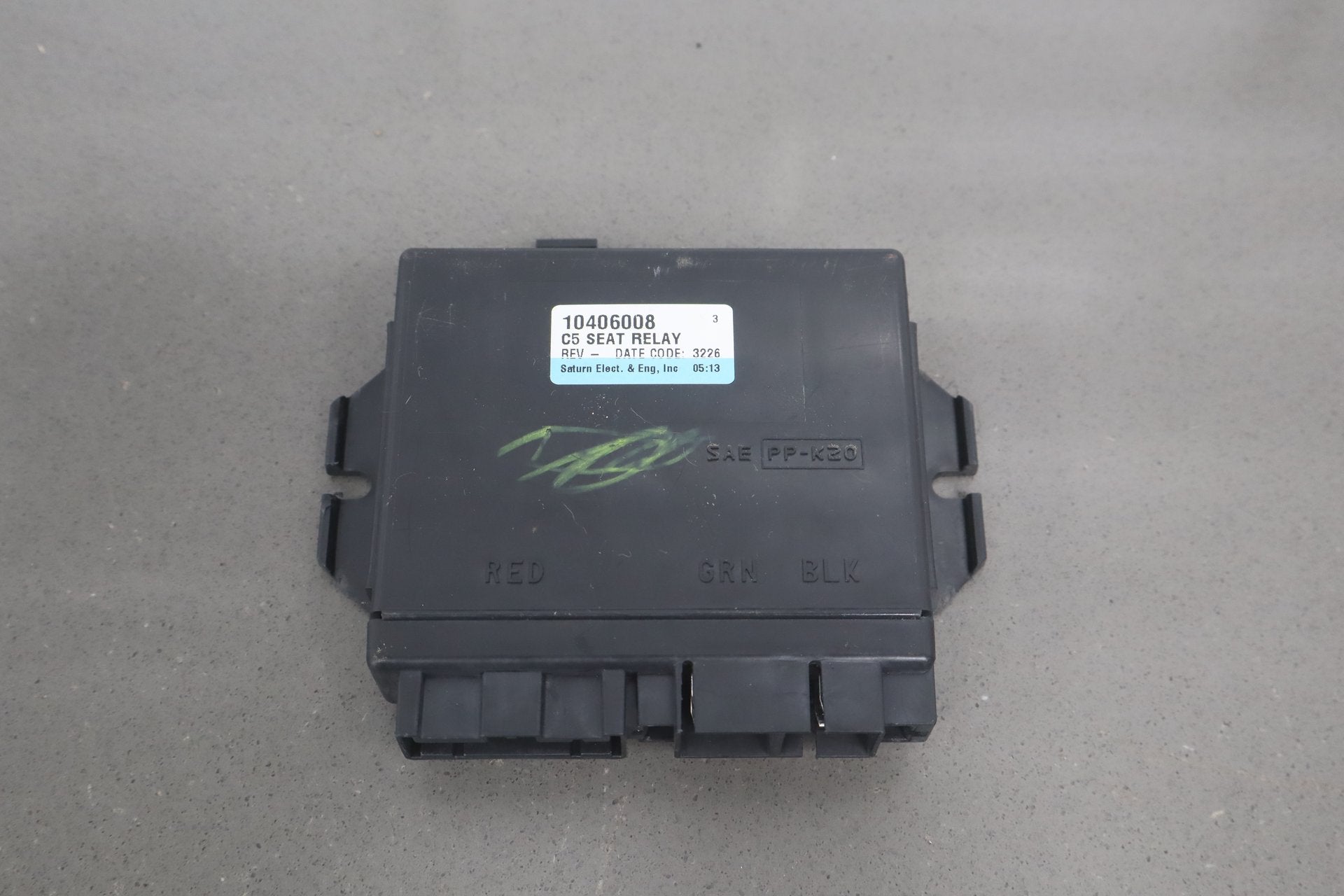 メモリー re 1997-2004 Chevrolet Corvette C5 Right Passenger Seat Memory Module