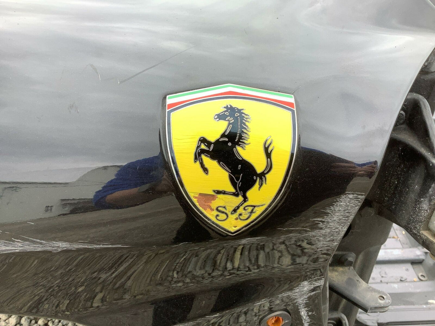 Ferrari 360 Modena Spider Cowl Back Rear BARE Shell(Right Rear Structure Damage)