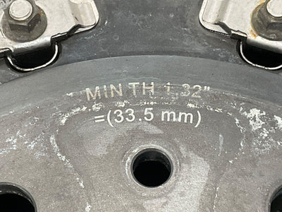 12-14 Ferrari California Front Carbon Brake Rotor W/ Hat 34mm Thick