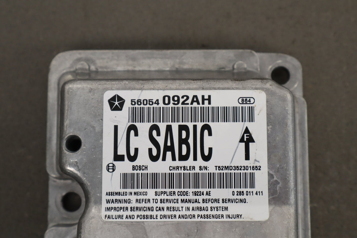 Airbag Control Modules, Crash Sensors and Passenger Sensors - J & J Auto Wrecking
