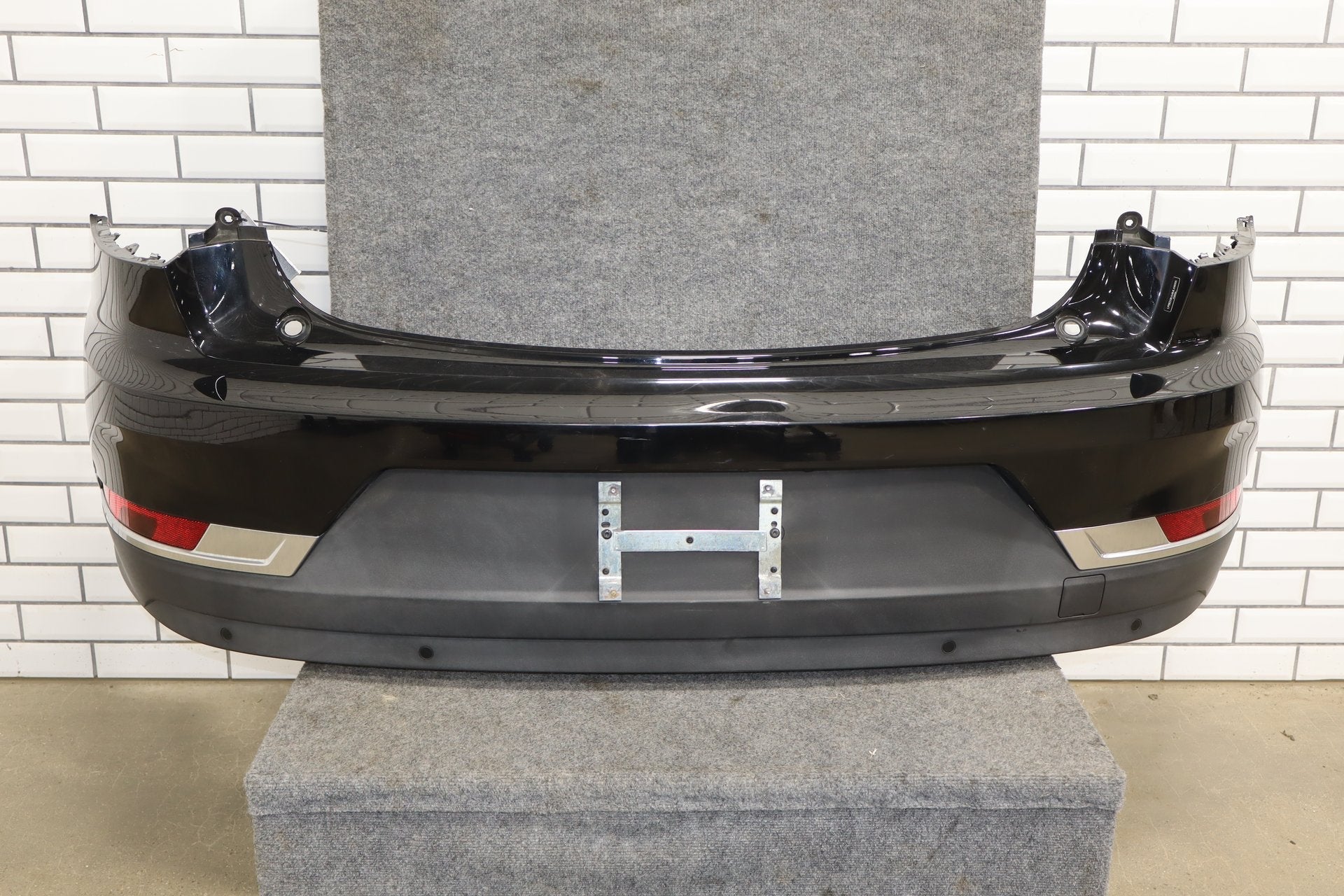 Used Polestar 2 rear bumper assembly in Void black