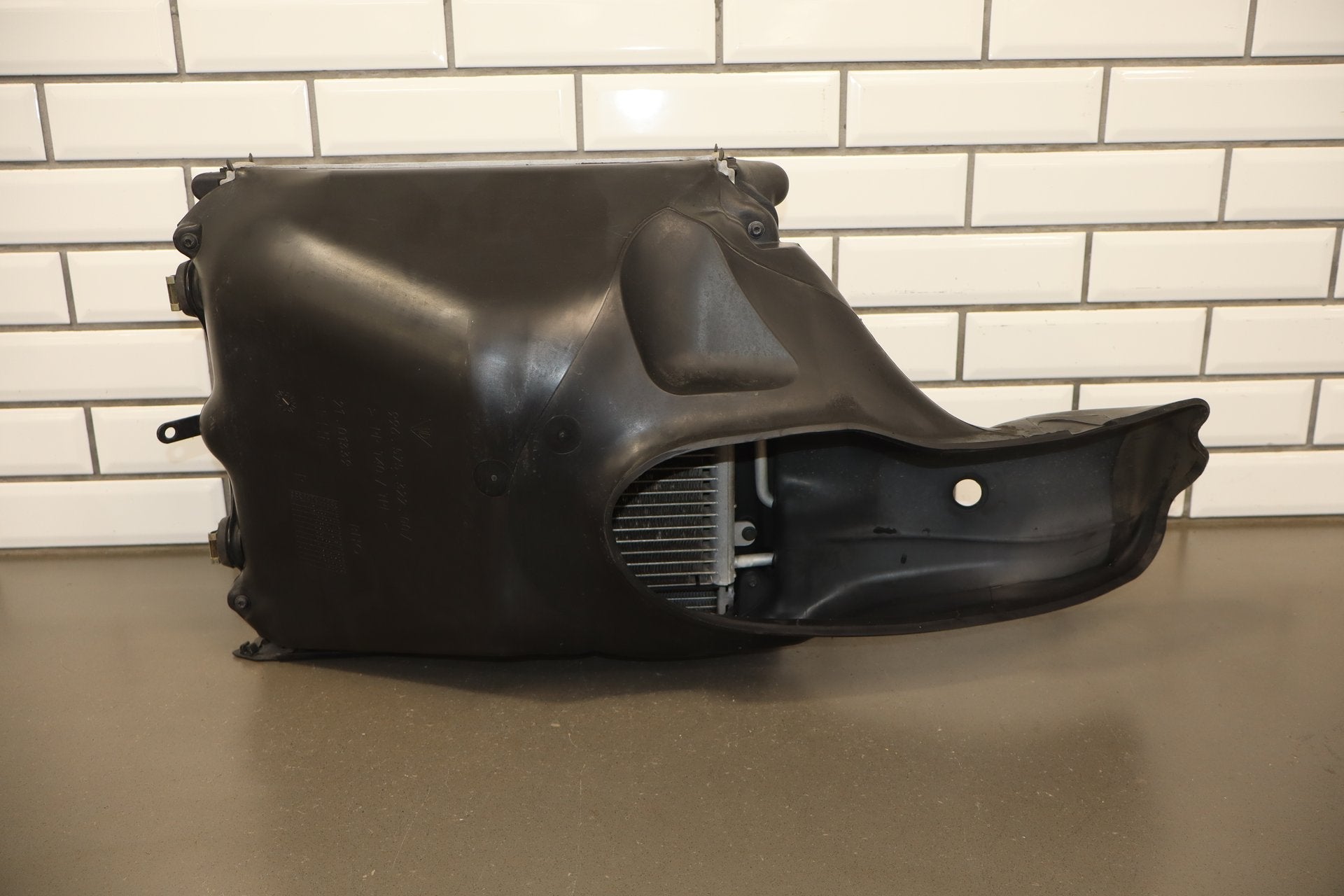Used Porsche Boxster radiator with fan shroud OEM