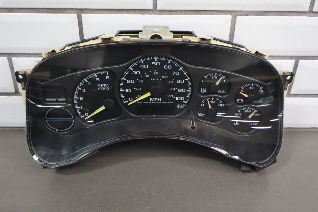 00 - 02 Chevy Silverado 1500 Speedometer Cluster Tested (See Photos) 15758075