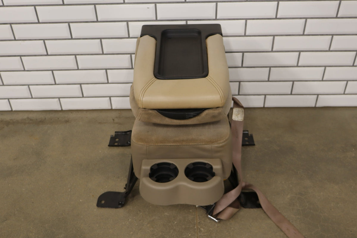 01-02 Chevrolet Silverado GMC Sierra 2500/3500 Crew Cab Cloth Seat Set Tan Bench