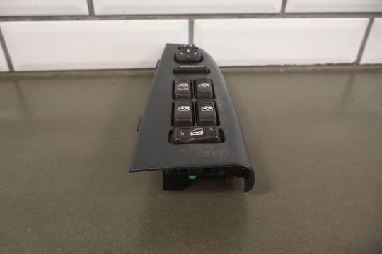 01 - 02 Chevy GMC 2500HD Crew Cab Driver Left LH Master Window Switch Graphite