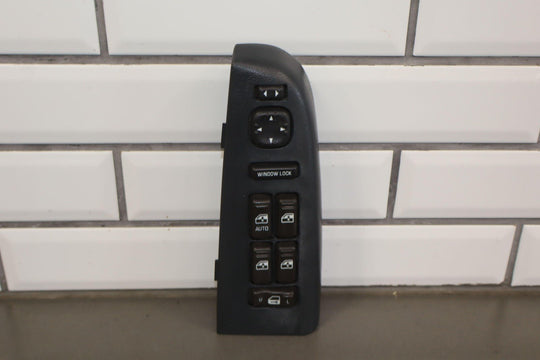 01 - 02 Chevy GMC 2500HD Crew Cab Driver Left LH Master Window Switch Graphite