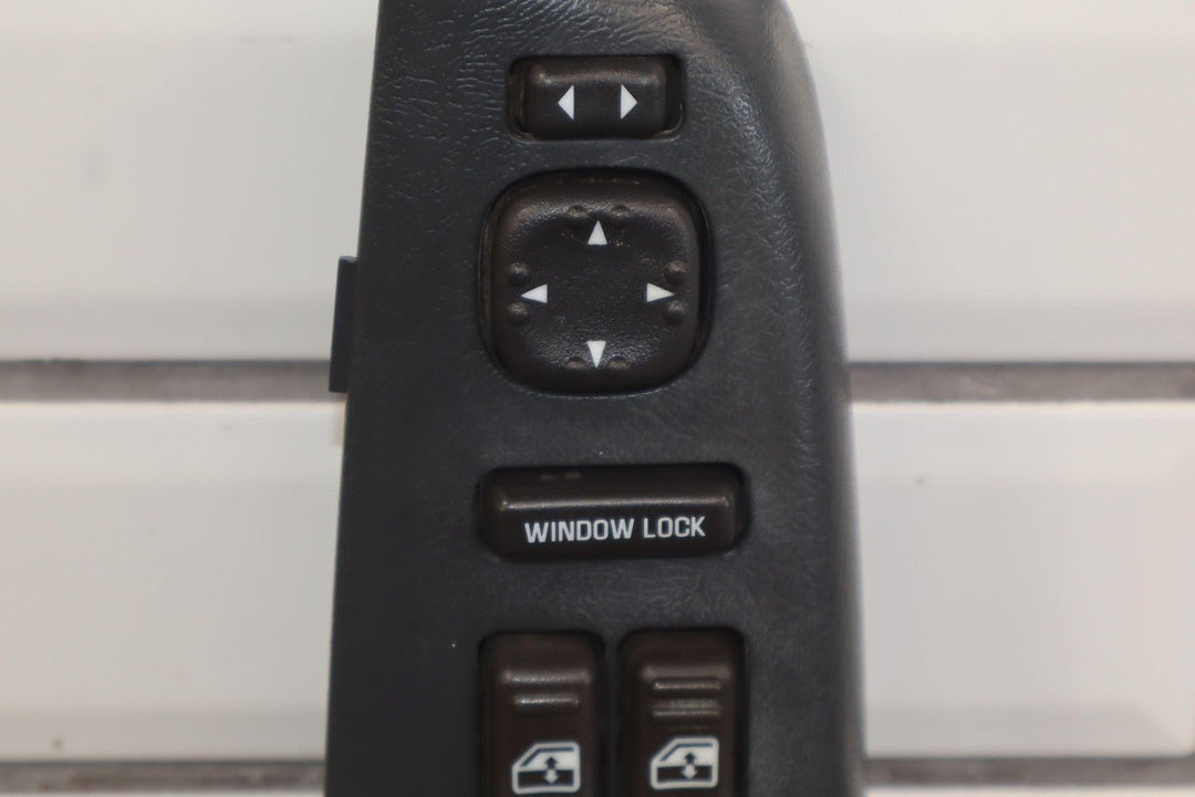 01 - 02 Chevy GMC 2500HD Crew Cab Driver Left LH Master Window Switch Graphite