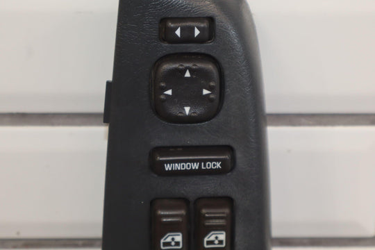 01 - 02 Chevy GMC 2500HD Crew Cab Driver Left LH Master Window Switch Graphite