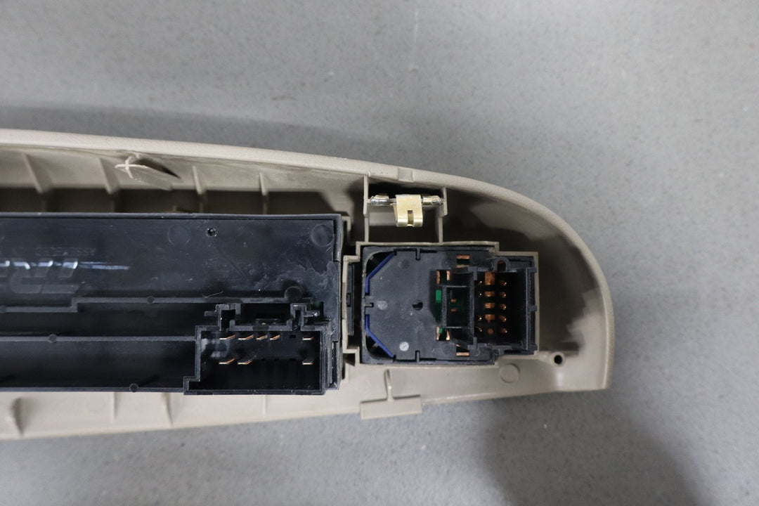 01 - 02 Chevy GMC 2500HD Driver Left LH Master Window Switch Tan 52D Bezel