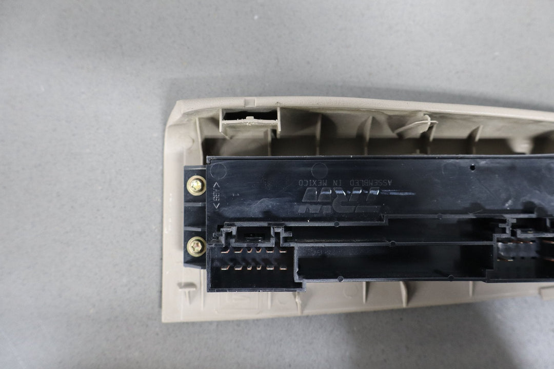01 - 02 Chevy GMC 2500HD Driver Left LH Master Window Switch Tan 52D Bezel