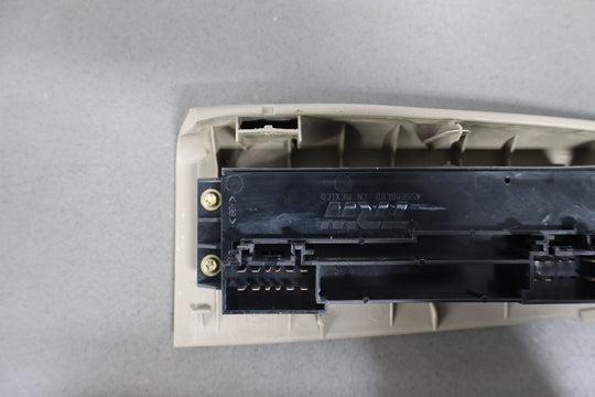 01 - 02 Chevy GMC 2500HD Driver Left LH Master Window Switch Tan 52D Bezel