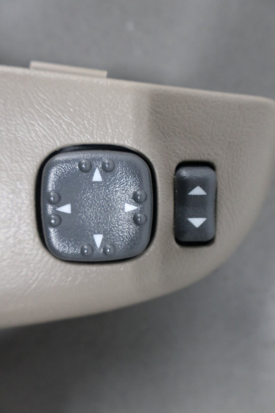 01 - 02 Chevy GMC 2500HD Driver Left LH Master Window Switch Tan 52D Bezel
