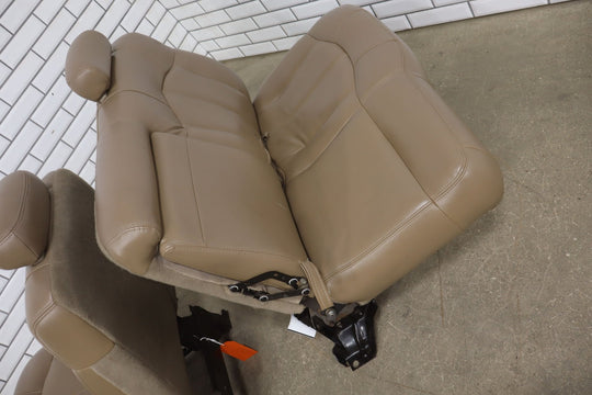01 - 02 Chevy GMC 2500HD Leather Rear Seat (Crew Cab) Tan 522