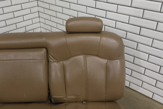 01 - 02 Chevy GMC 2500HD Leather Rear Seat (Crew Cab) Tan 522