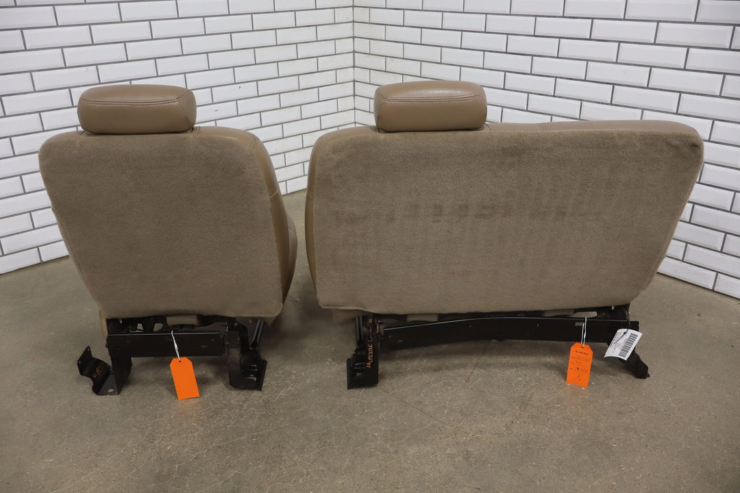 01 - 02 Chevy GMC 2500HD Leather Rear Seat (Crew Cab) Tan 522