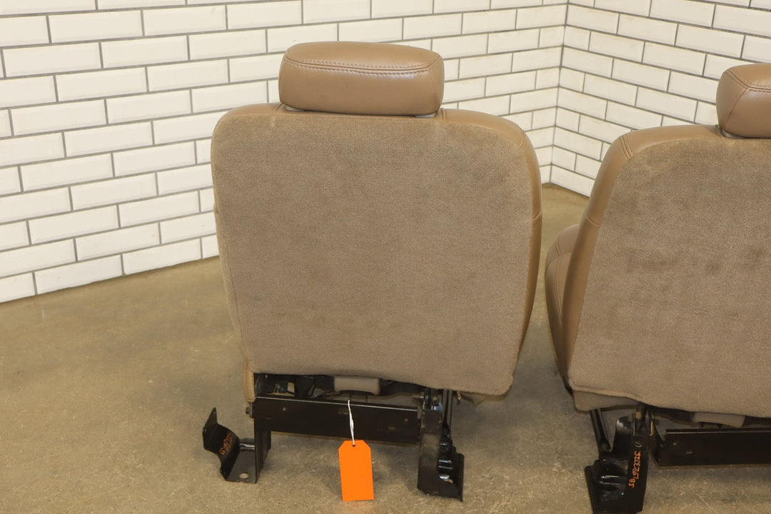 01 - 02 Chevy GMC 2500HD Leather Rear Seat (Crew Cab) Tan 522