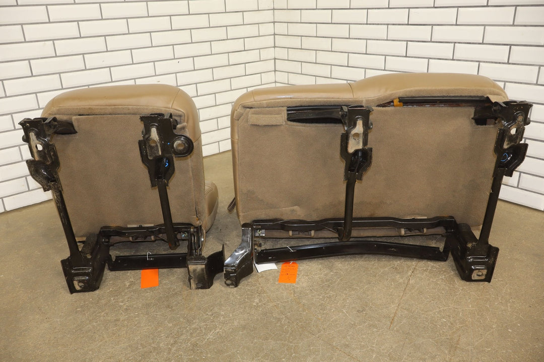 01 - 02 Chevy GMC 2500HD Leather Rear Seat (Crew Cab) Tan 522