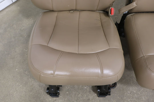 01 - 02 Chevy GMC 2500HD Leather Rear Seat (Crew Cab) Tan 522