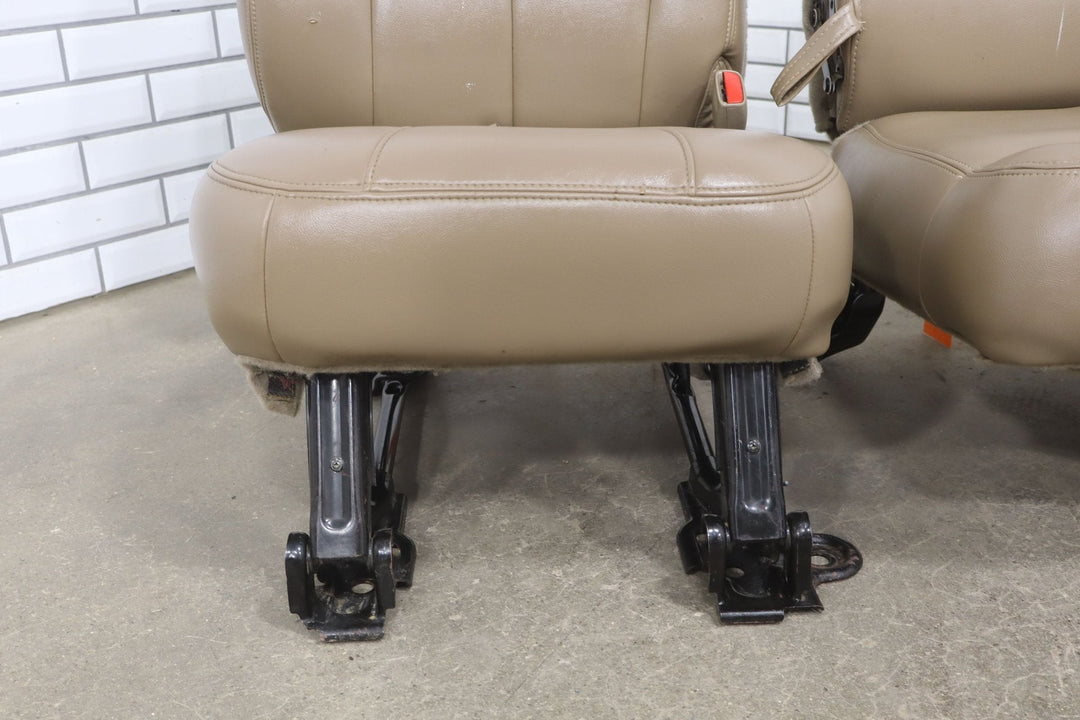 01 - 02 Chevy GMC 2500HD Leather Rear Seat (Crew Cab) Tan 522