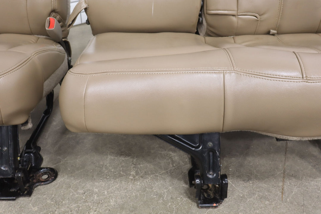01 - 02 Chevy GMC 2500HD Leather Rear Seat (Crew Cab) Tan 522