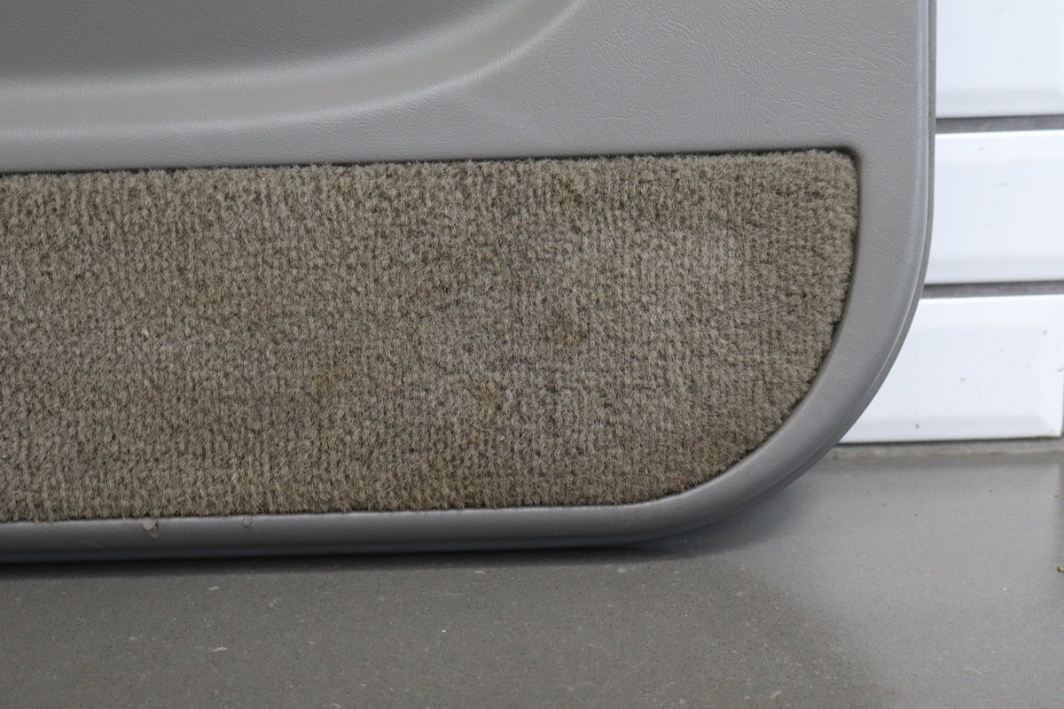 01-02 Chevy Silverado Crew Right Rear Door Panel Medium Gray 922