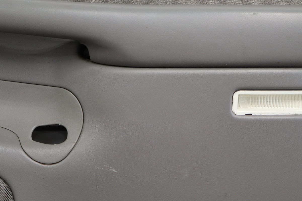01-02 Chevy Silverado Crew Right Rear Door Panel Medium Gray 922