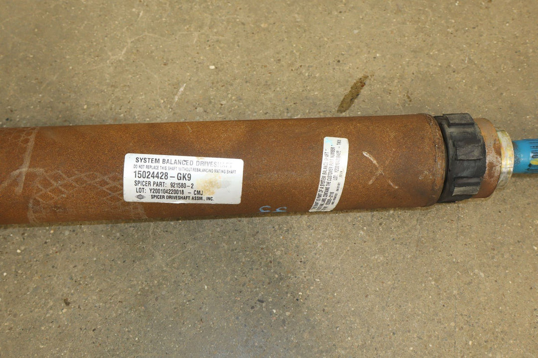 01 - 03 Chevy GMC 3500 Dually 2 Piece Rear Driveshaft (4x4 167' Wheelbase)