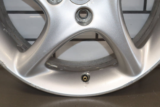 01 - 03 Mazda Miata NB Single (1) 16x6.5 Wheel Silver 5 - Spokes *Some Curb Rash*