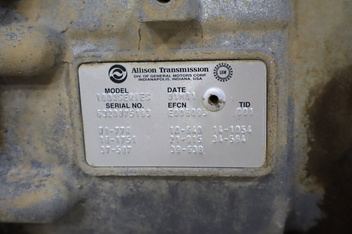 01-05 Chevy GMC Allison 1000 4WD 4x4 5 Speed Automatic Transmission 349683 Miles