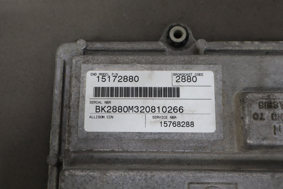 01 - 05 Chevy GMC Duramax 8.1 Allison 1000 Transmisson Control Module 157682880