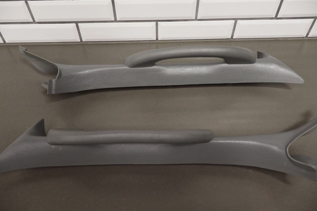 01 - 05 Ford Excursion / Super Duty Interior A Pillar Trims Pair Medium Flint 3E