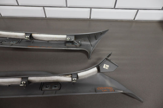 01 - 05 Ford Excursion / Super Duty Interior A Pillar Trims Pair Medium Flint 3E