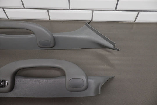 01 - 05 Ford Excursion / Super Duty Interior A Pillar Trims Pair Medium Flint 3E