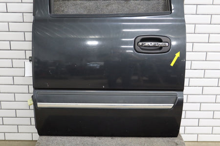 01-07 Chevy GMC Silverado Sierra Suburban GMT800 Crew Cab Left Rear Door Black 41U