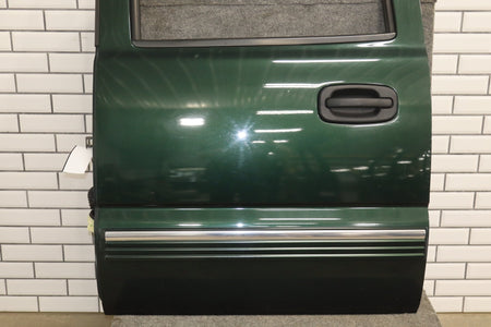 01-07 Chevy GMC Silverado Sierra Suburban GMT800 Crew Cab Left Rear Door Forest Green 47