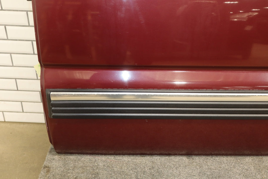 01 - 07 Chevy GMC Silverado Sierra Suburban Left Rear Door Dark Carmine Red 51