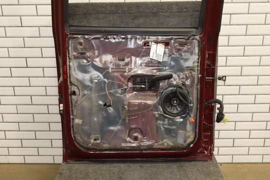 01 - 07 Chevy GMC Silverado Sierra Suburban Left Rear Door Dark Carmine Red 51