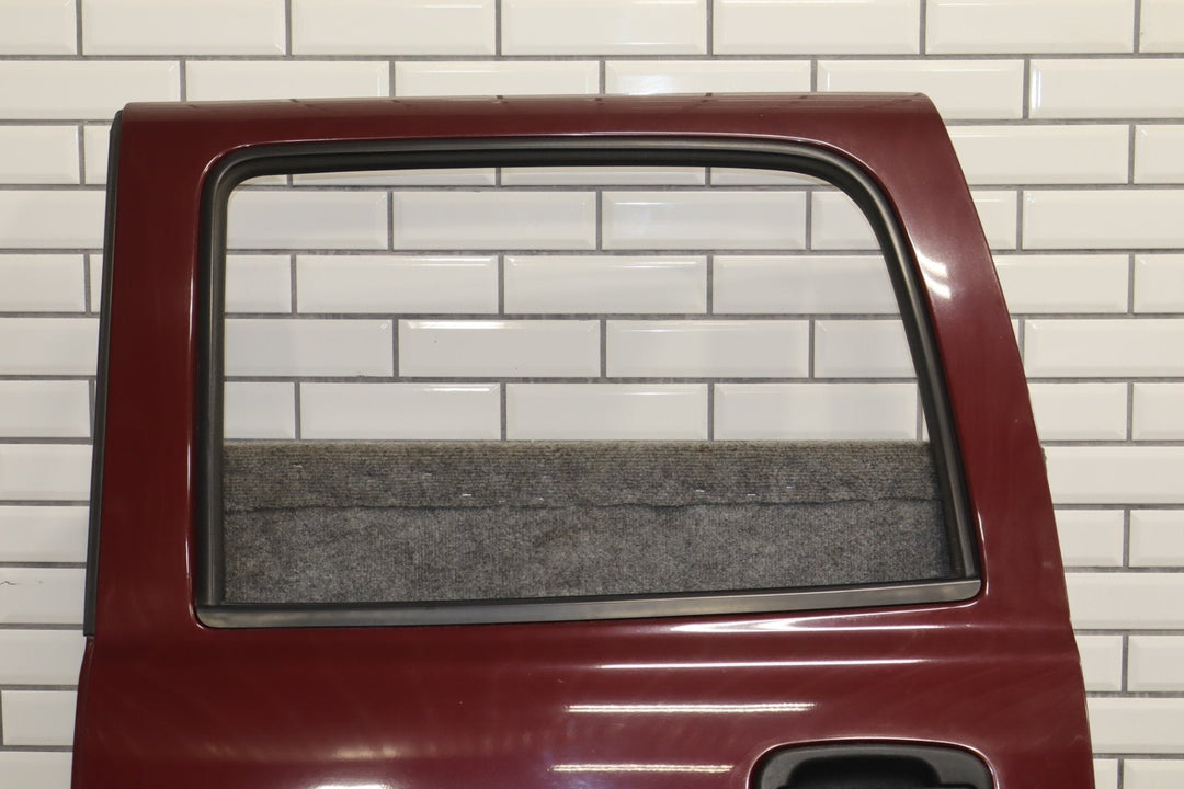 01 - 07 Chevy GMC Silverado Sierra Suburban Left Rear Door Dark Carmine Red 51